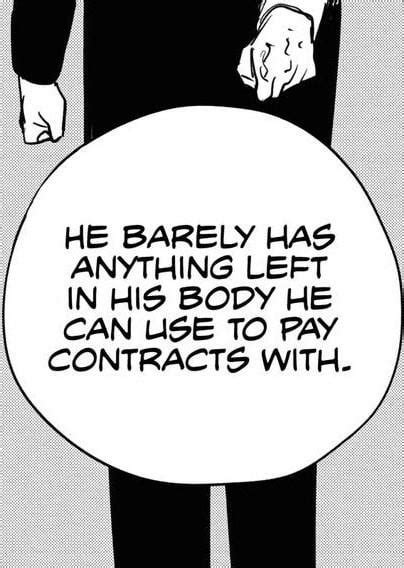 Kishibe’s Contracts : r/ChainsawMan